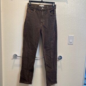 Abercrombie & Fitch Brown Corduroy Pants